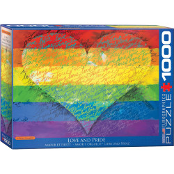 Love & Pride, 1000 Piezas. Marca Eurographics, Ref: 6000-5542.