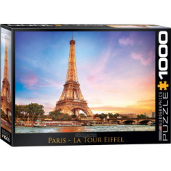 Paris- La Tour Eiffel, 1000 Piezas. Marca Eurographics, Ref: 6000-0765.