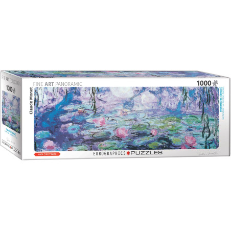 Water Lilies, 1000 Piezas. Marca Eurographics, Ref: 6010-4366.