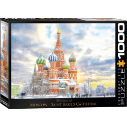 Moscow- Saint Basil's Cathedral, 1000 Piezas. Marca Eurographics, Ref: 6000-5643.