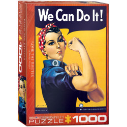 Rosie The Riveter, 1000 Piezas. Marca Eurographics, Ref: 6000-1292.