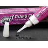 Cianocrilato de alta resistencia, Roket Cyano Gel, Botes de 20 ml. Marca Deluxe. Ref: AD69.
