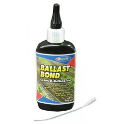 Pegamento para balasto partes dificiles, Ballast Bond, Envase de 100 ml. Marca Deluxe. Ref: AD75.