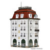 Edificio de ciudad, cafe Vienes y Terraza, Escala H0. Marca Vollmer, Ref: 43618.