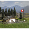Cabaña de los Alpes Suizos, Escala H0. Marca Busch, Ref: 1443.