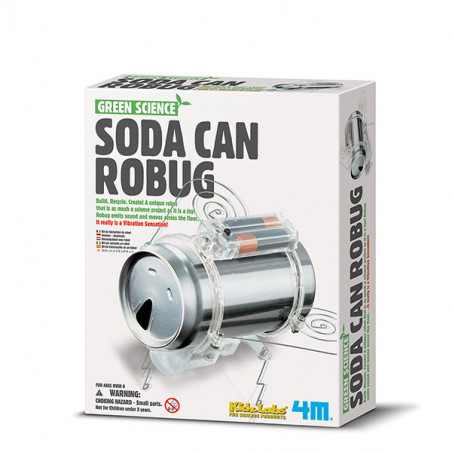 Soda Can Robug, Green Science. Marca 4M, Ref: 00-03266.