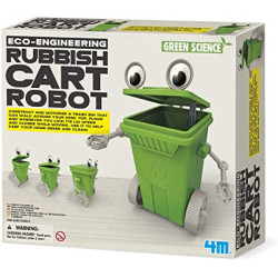 Rubbish Cart Robot, Green Science. Marca 4M, Ref: 00-03371.