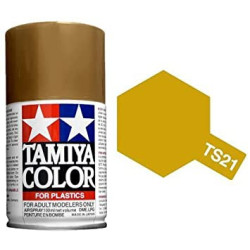 Spray Gold, Oro, Bote de 100 ml, ( 85021 ). Marca Tamiya, Ref: TS-21.