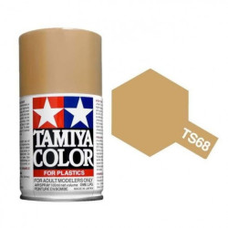 Spray Madera clara, wooden deck tan, Bote de 100 ml, ( 85068 ). Marca Tamiya, Ref: TS-68.