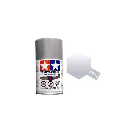 Spray Bare metal silver, Bote de 100 ml, ( 86512 ). Marca Tamiya, Ref: AS-12.