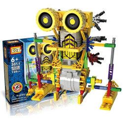 Loz Robot Canguro, con motor, 125 piezas, Marca Loz. Ref: 3011.