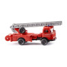 Camión de bomberos con escalera giratoria ( MB LP321 ), Escala H0. Marca Wiking, Ref: 086148.