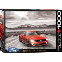 Ford Mustang GT, 1000 Piezas. Marca Eurographics, Ref: 6000-0702.