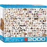 The World of Dogs, 2000 piezas. Marca Eurographics, Ref. 8220-0581