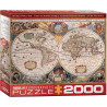 Antique World Map, 2000 piezas. Marca Eurographics, Ref. 8220-1997.