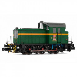 Locomotora Diésel 303.035, Colores Verde - Amarillo, Analogica, Escala N. Marca Arnold. Ref: HN2510.
