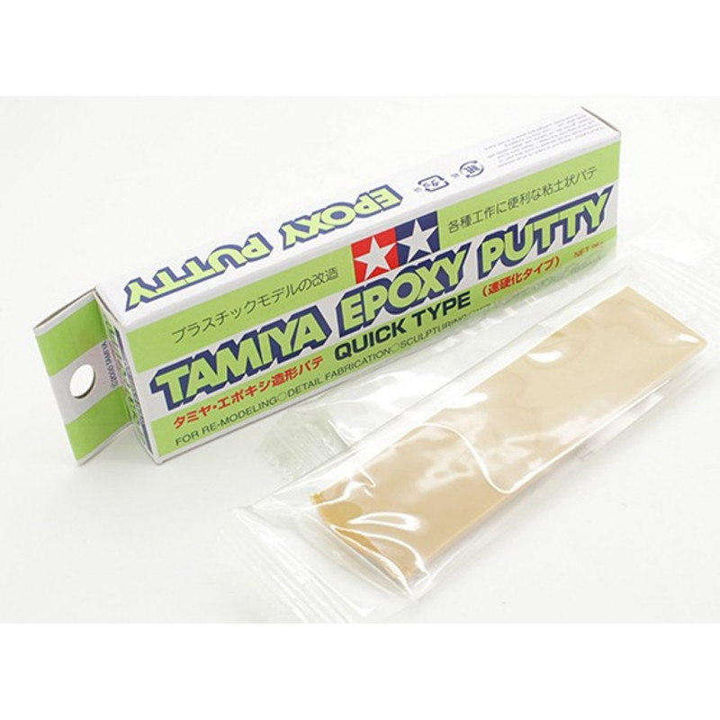 Tamiya: Putty - Epoxy Putty Quick Type. - 25 grams - for all kits