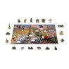Spring in Paris, Puzzle de madera con piezas doble cara, 150 pz. Marca Wooden City, Ref: FR0020M.