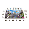 Bustling Paris, Puzzle de madera con piezas doble cara, 150 pz. Marca Wooden City, Ref: FR0028M.