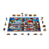 Peaceful Travelling, Puzzle de madera con piezas doble cara, 150 pz. Marca Wooden City, Ref: TR0011M..