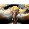 Elephant Dreams, Puzzle de madera con piezas doble cara, 150 pz. Marca Wooden City, Ref: EX0034M.