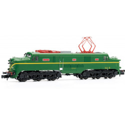 Locomotora Electrica Renfe 277.011 ( Verde-Amarillo ) Rejillas verdes, Escala N, D. Sonido. Marca Arnold. Ref: HN2443S