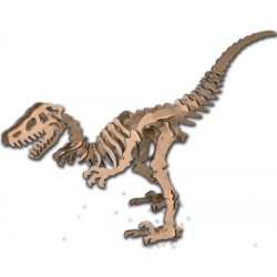Velociraptor, Kit de montaje en Madera de Haya. Marca Artymon, Ref: 5602.