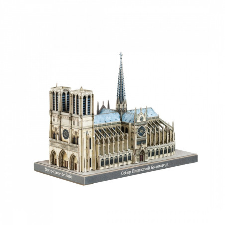 Catedral de Notre Dame, Puzzle de Cartón para montar. Marca Clever Paper, Ref: 14549.