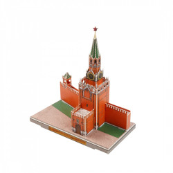 Torre Spasskaya, Puzzle de Cartón para montar. Marca Clever Paper, Ref: 14487.