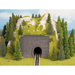 Boca de tunel de via unica, 9 x 7 cm, Escala Z. Marca Noch, Ref: 44790.