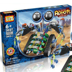 Loz Robot con cadenas y motor, 362 piezas, Marca Loz. Ref: 3027.
