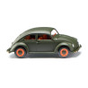 VW Escarabajo, Color Verde Mate, Escala H0. Marca Wiking, Ref: 083018.