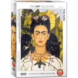 Frida Kahlo, 1000 Piezas. Marca Eurographics, Ref: 6000-0802.