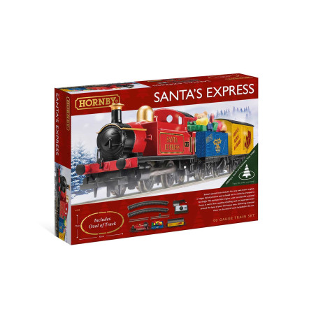 Set de inicio Santa`s Express, Escala H0. Marca Hornby, Ref: R1248P.