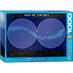 Map of the Sky, 1000 Piezas. Marca Eurographics, Ref: 6000-1010.