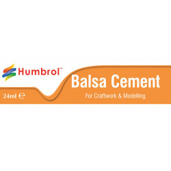 Pegamento Balsa Cement, Tubo de 24 ml. Marca Humbrol, Ref: AE0603.