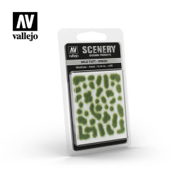 Vallejo Scenery, Wild Tuft – Green, 35 Unid. Marca Acrylicos Vallejo, Ref: SC406.