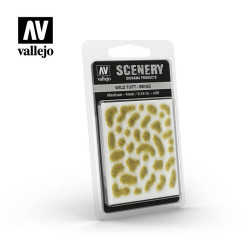 Vallejo Scenery, Wild Tuft – Beige, 35 Unid. Marca Acrylicos Vallejo, Ref: SC408.
