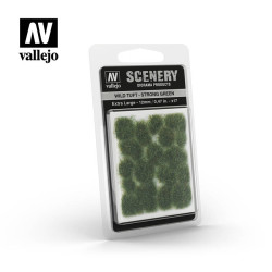 Vallejo Scenery, Wild Tuft – Strong Green, 17 Unid. Marca Acrylicos Vallejo, Ref: SC427.
