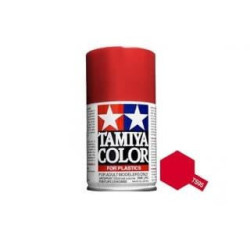 Spray Rojo Puro Metálico (85095). Bote 100 ml. Marca Tamiya. Ref: TS-95.