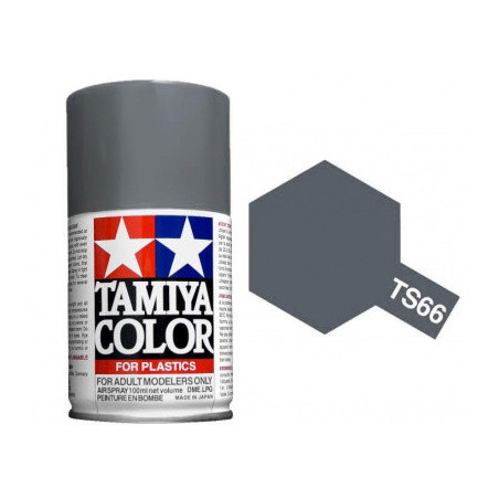 Spray Gris Mate, (85066), Bote 100 ml. Marca Tamiya, Ref: TS-66.