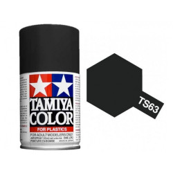 Spray Negro Palido, (85063), Bote 100 ml. Marca Tamiya, Ref: TS-63.