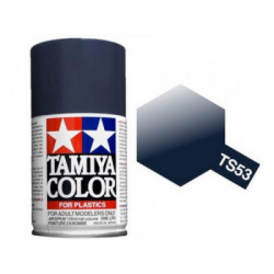 Spray Azul Oscuro Metalizado, (85053), Bote 100 ml. Marca Tamiya, Ref: TS-53.