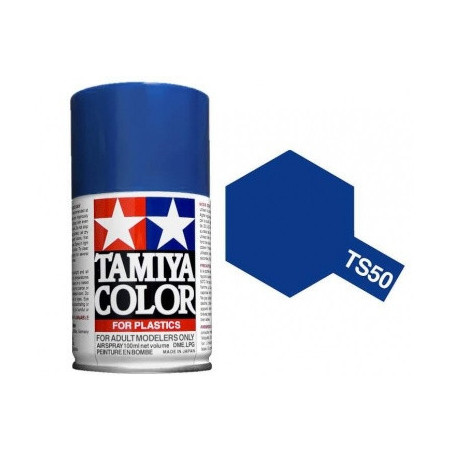 Spray Mica Azul, (85050), Bote 100 ml. Marca Tamiya, Ref: TS-50.