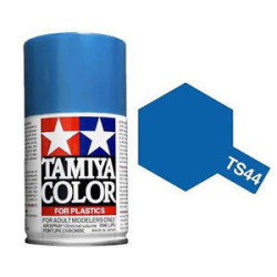 Spray Azul Brillante, (85044), Bote 100 ml. Marca Tamiya, Ref: TS-44.