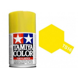 Spray Amarillo Brillante, (85016), Bote 100 ml. Marca Tamiya, Ref: TS-16.
