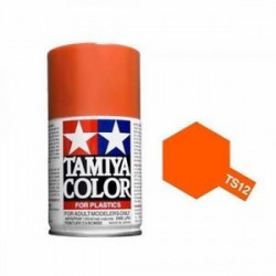 Spray Naranja Brillante, (85012), Bote 100 ml. Marca Tamiya, Ref: TS-12.
