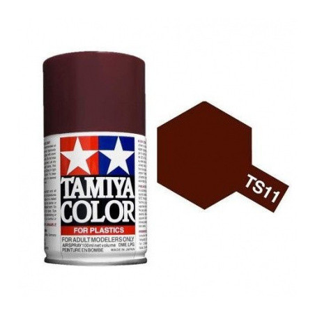 Spray Granate Brillante, (85011), Bote 100 ml. Marca Tamiya, Ref: TS-11.