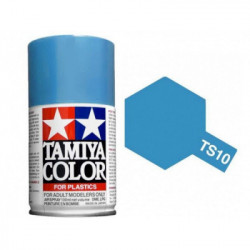 Spray Azul Frances, (85010), Bote 100 ml. Marca Tamiya, Ref: TS-10.