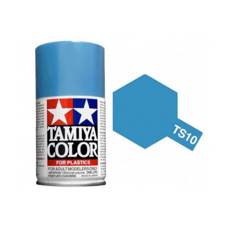 Spray Azul Frances, (85010), Bote 100 ml. Marca Tamiya, Ref: TS-10.